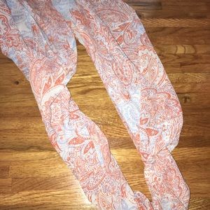 Chiffon infinity scarf